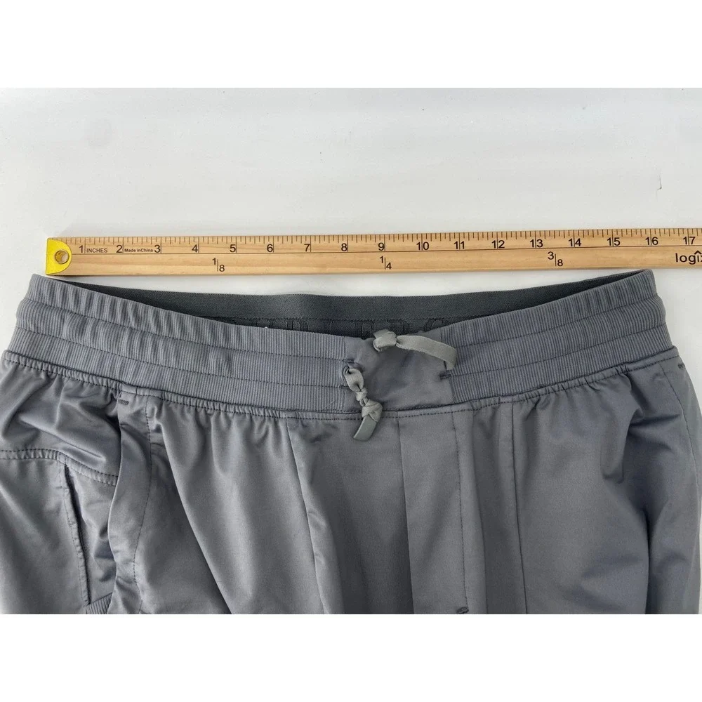 Burlebo Joggers Men 2XL Gray Training Athletic Performance Gym Stretch Pants